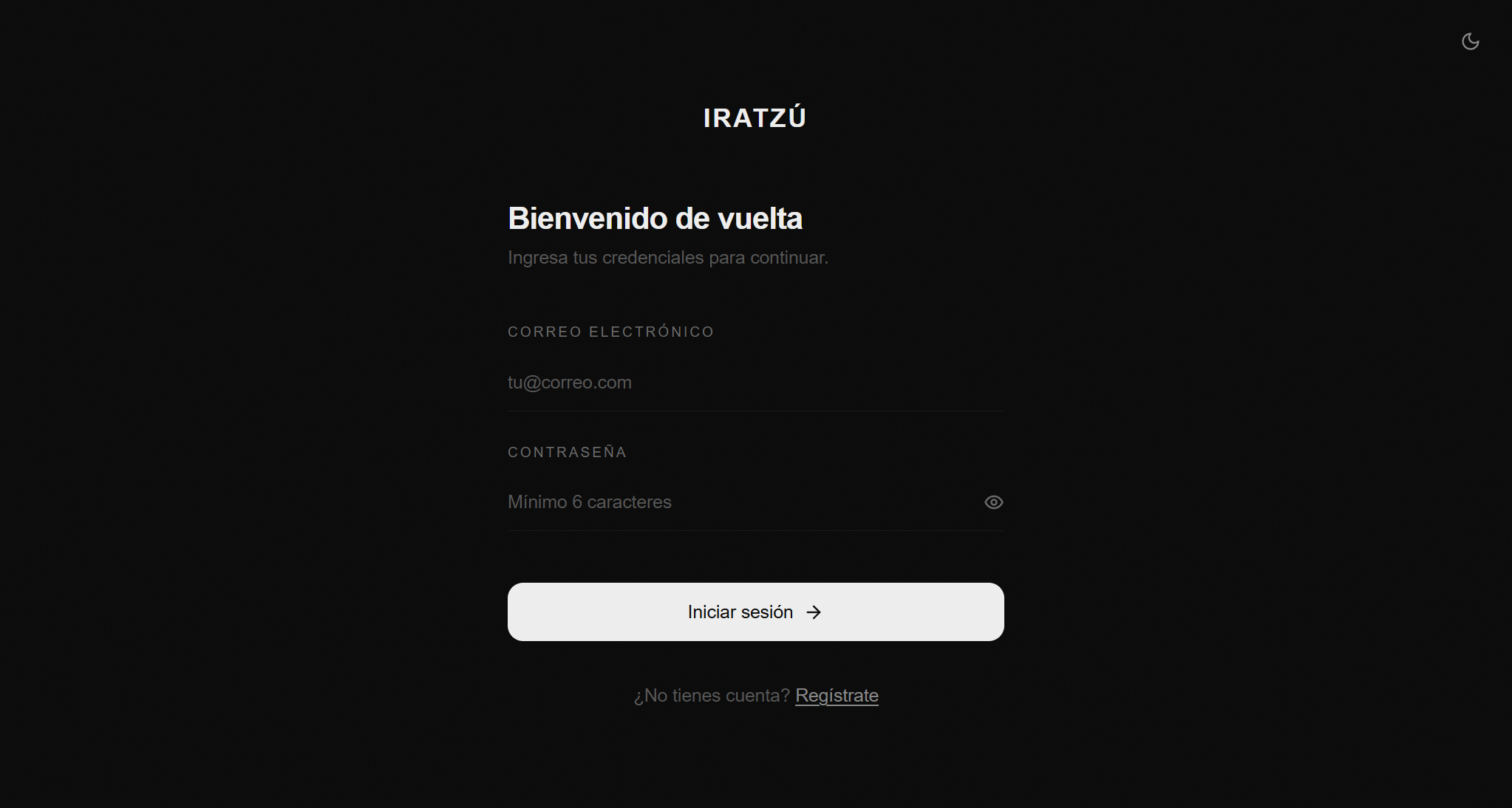 IRATZÚ · 2 of 11: sign in